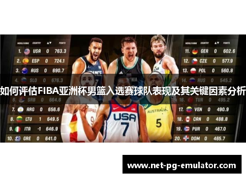 如何评估FIBA亚洲杯男篮入选赛球队表现及其关键因素分析