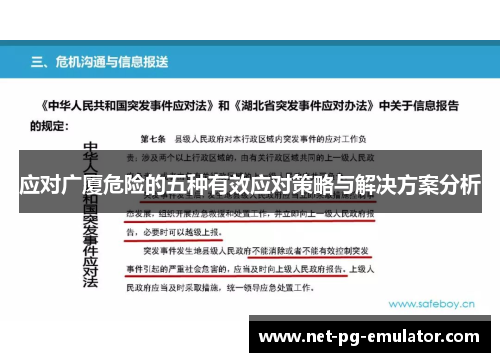 应对广厦危险的五种有效应对策略与解决方案分析